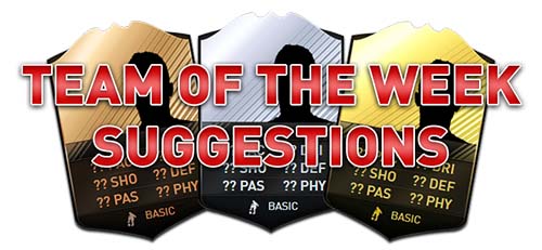 FIFA 18 TOTW Suggestions FIFA 18 TOTW Suggestions